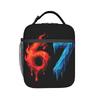 Custom Six Seven 67 Lunch Bag Men Women Cooler Warm Insulated Lunch Box for Student School