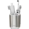 Support de brosse à dents - joseph joseph - 13 x 9,5 cm - acier inoxydable - argent - design moderne
