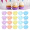20Pcs Small Cake Cup Baking Mold Reusable Easy Clean Silicone   Cupcake Holders