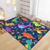 Cartoon dinosaur carpet children's room bedside soft non-slip floor mat game crawling floor mat home decoration carpet door mat