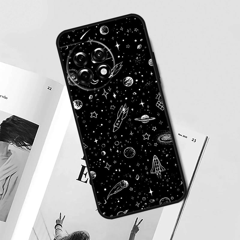 Outer Space Planet Stars Moon Case For OnePlus Nord 5 CE 2 3 4 Lite N20 N30 OnePlus 13T 13R 12R 9 10 Pro 11 12 13 15 Cover