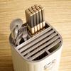 Deouxingguang Cream Style Kitchen Knife & Chopstick Drainer Rack, Set of 2