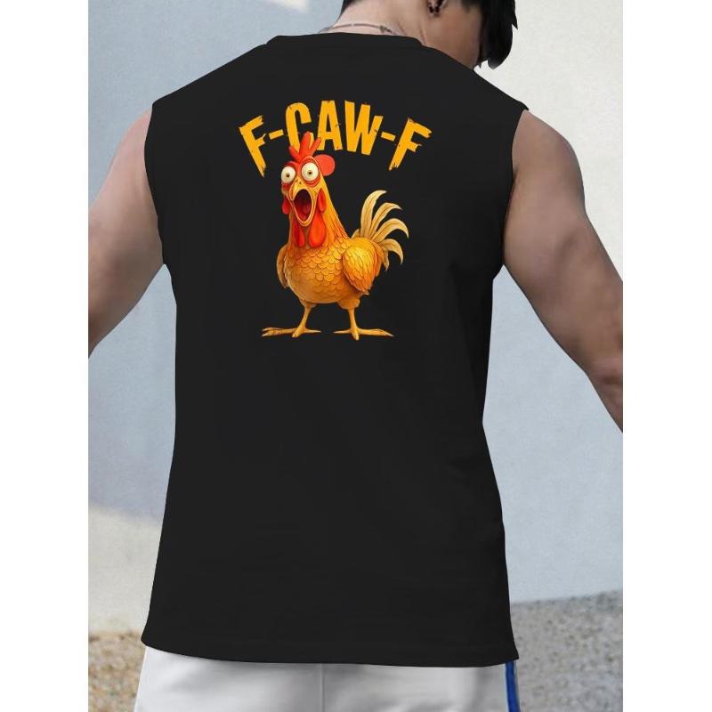 

Идеально для повседневных дел и походов в магазин, Свободный крой и дышащий, Мужская майка XXL чёрный