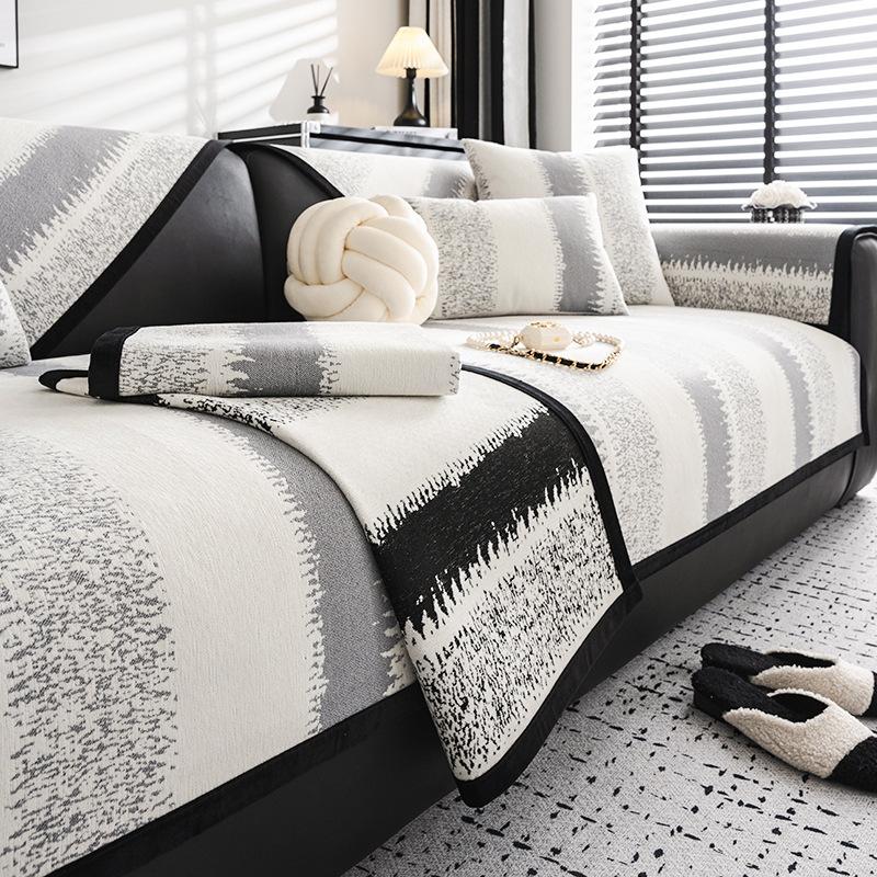 Chenille Sofa Cushion High-Grade Four Seasons Universal Non-Slip Sofa Cover Sofa Cover Cloth Backrest Towel Anti-Scratching