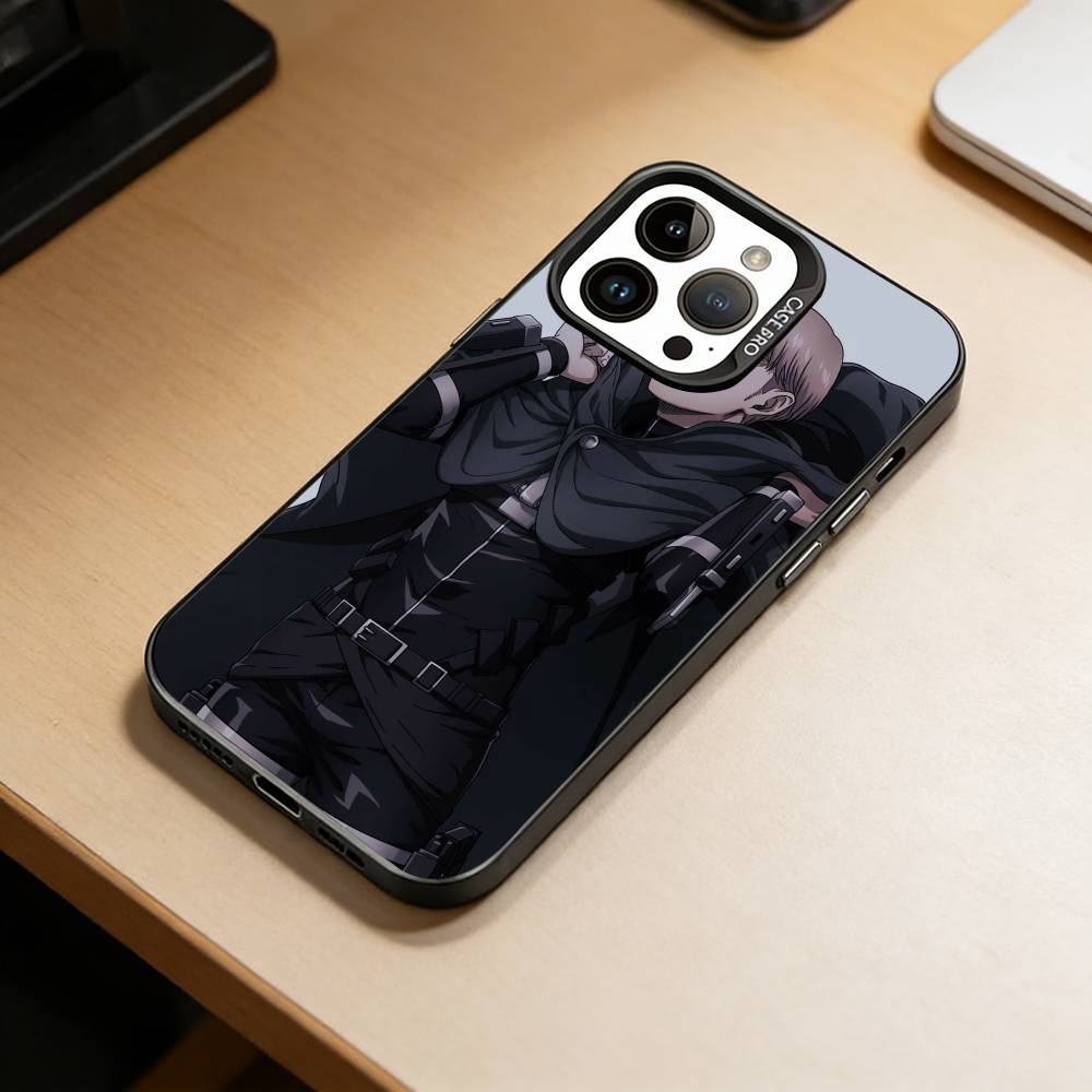 Attack On T-Titan Phone Case For iPhone 17,16,15,14,13,12,11 Plus,Pro Max,XS,Colorful Silver Black Cover