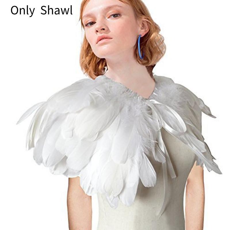 Shawl Feather Halloween Cosplay Costumes Parties Stage Performances Stylish Gift