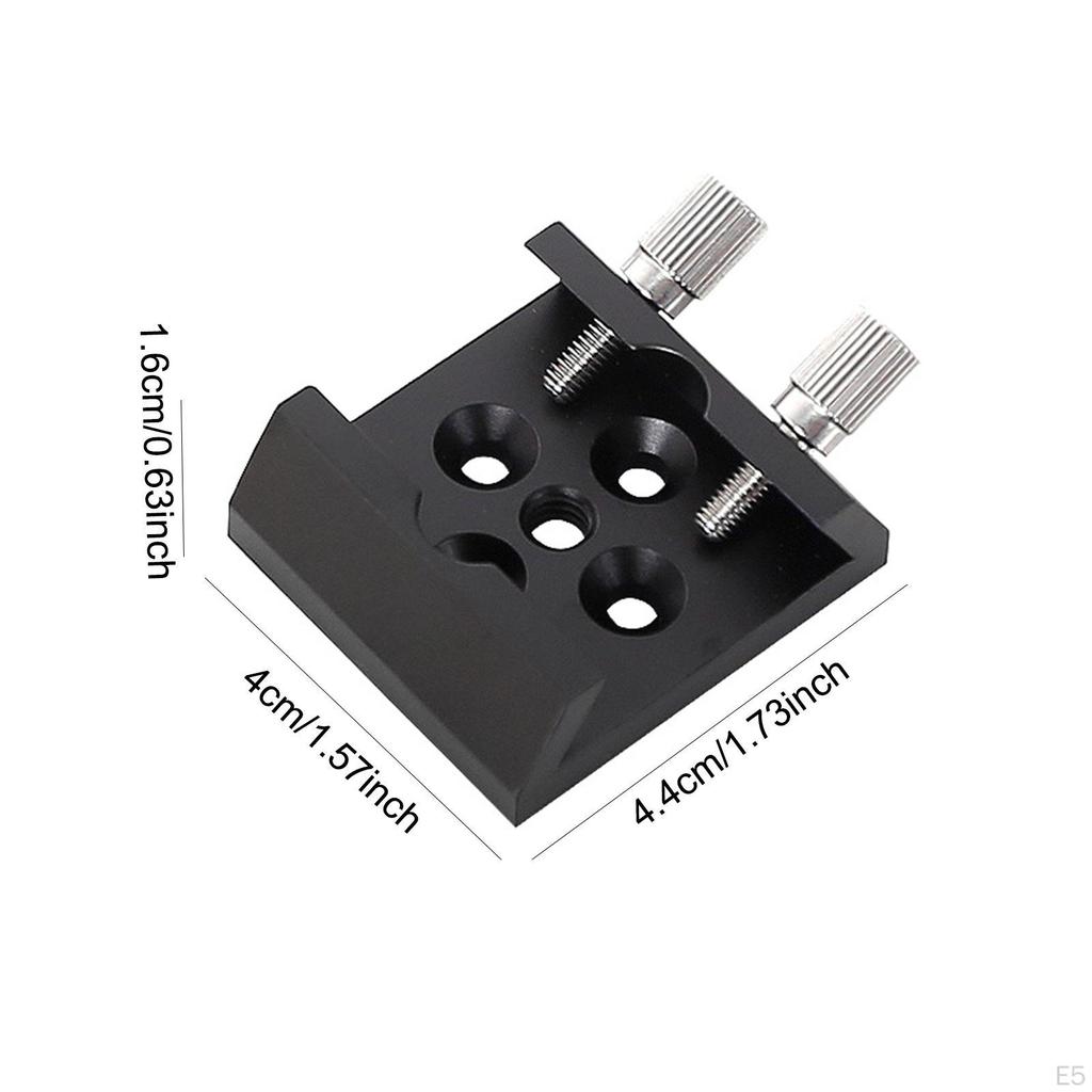Dovetail Base for Slot Plate M4 Hole with 1/4 Inch Thread Stable Easy Assembly Sky