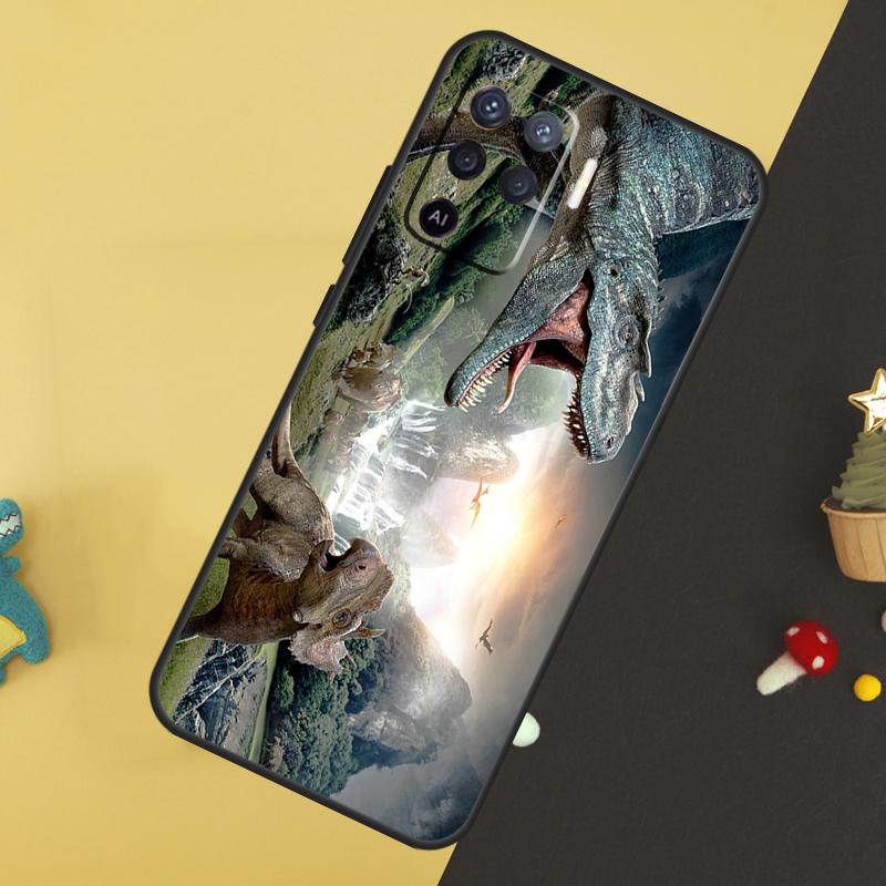 Dinosaur Case For Oppo A60 A80 A40 A15 A16 A17 A57 A94 A74 A54 A76 A96 A18 A38 A58 A78 A98 A5 A6 Pro