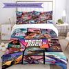 Grand Theft Auto Customize Text Bed Linens Design for Bedrooms Wrinkle Resistant Home Decor Perfect Gift for Valentine’s Wedding Birthday