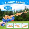 Kids  Childrens Toys 7.4" F-35 Launcher Foam Airplane Catapult Plane with Soft Bullet Gun for Summer Outdoor Aircraft Flying Novelty  Gag