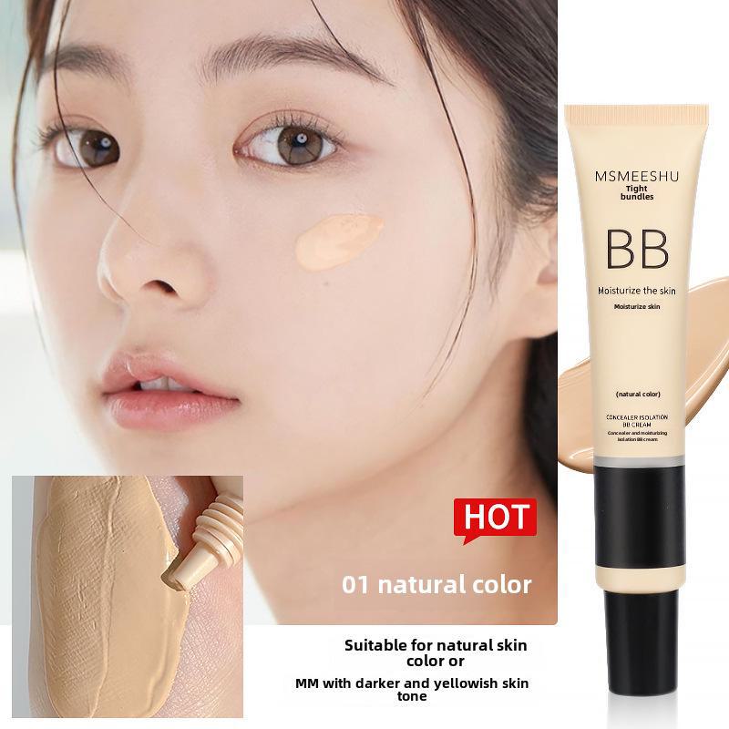 

Honey Bunch BB Cream: Brightening Foundation for Students, Long-lasting, Non-greasy, Natural Look, Waterproof. 30g природний