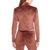 Nike All Over Logo Print Letter Stand Collar Short Sleeve Long Sleeve Drop Shoulder T-Shirt Women T-Shirt Moon-Eclipsed-Bronze DD5444-273