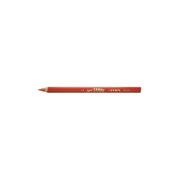 Pencils - Lyra - Super Ferby® Scarlet Lake - Red Color - Ergonomic - Soft
