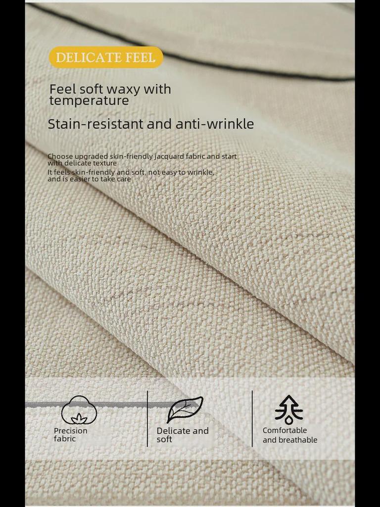 Helårs Chenille Sofapute & Sklisikkert Trekksett