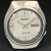 VINTAGE SEIKO AUTOMATIC 7009A JAPAN MENS SILVER COLOR DIAL WATCH A500134-2 R151a-a500134