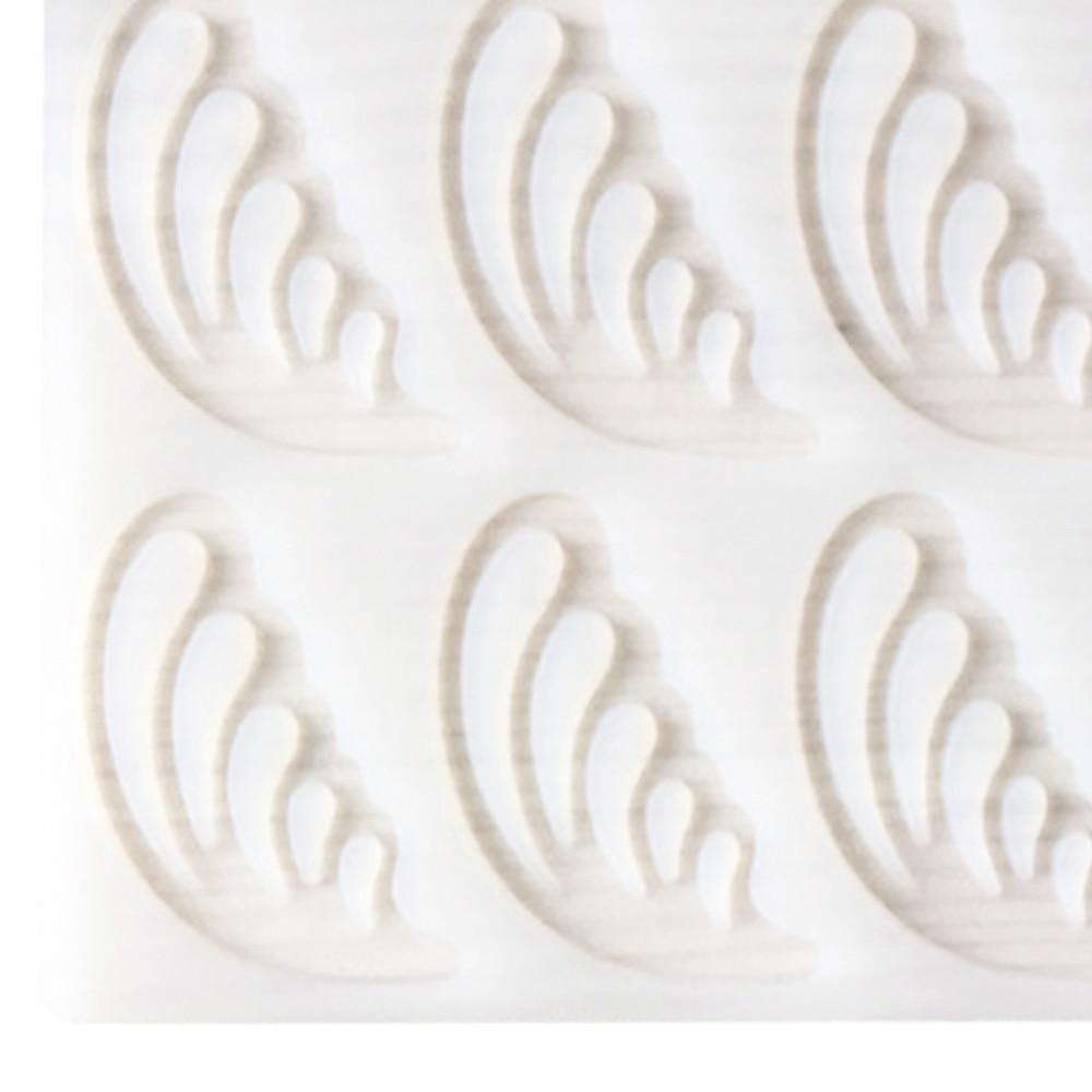 Stampo in silicone 1 pezzo strumento di decorazione di torte a forma di ali d'angelo stampo per cioccolato fondente strumento di cottura della pasticceria