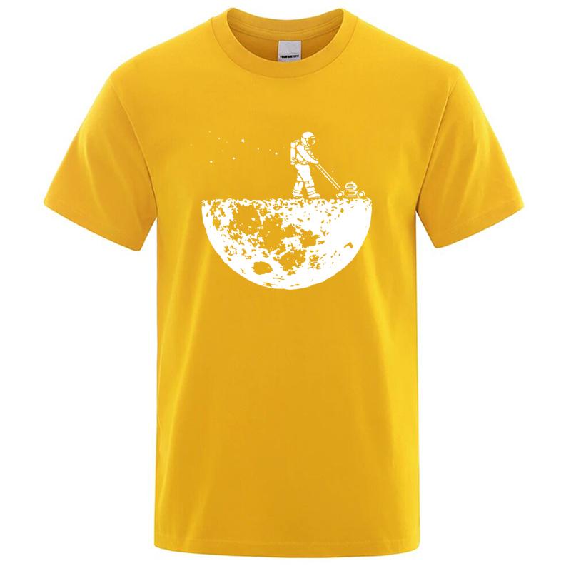 2026 Unisex Tshirt High Quality100 Funny Cotton Lunar Cleaner Printing Casual Cool Loose Oneck Male For Unisextshirt Hip Hop Tees