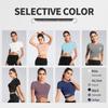 Women's Slim-Fit Quick-Dry Breathable Cropped Yoga Fitness T-Shirt (Style WA56)