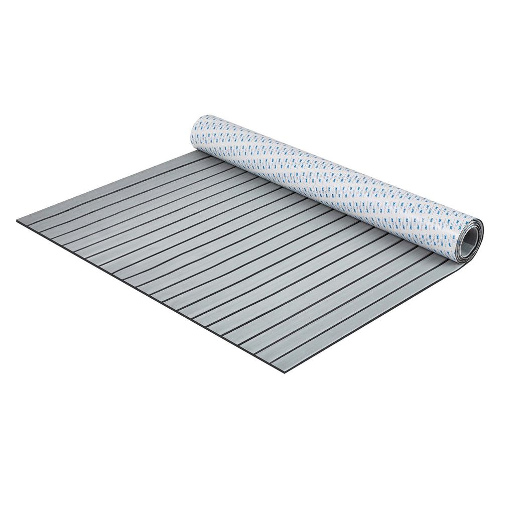 VEVOR Boat Flooring, EVA Foam Boat Decking 240 x 116.1 cm, Non-Slip Self-Adhesive Flooring, 2.78 m² Marine Carpet for Boats, Yacht, Pontoon