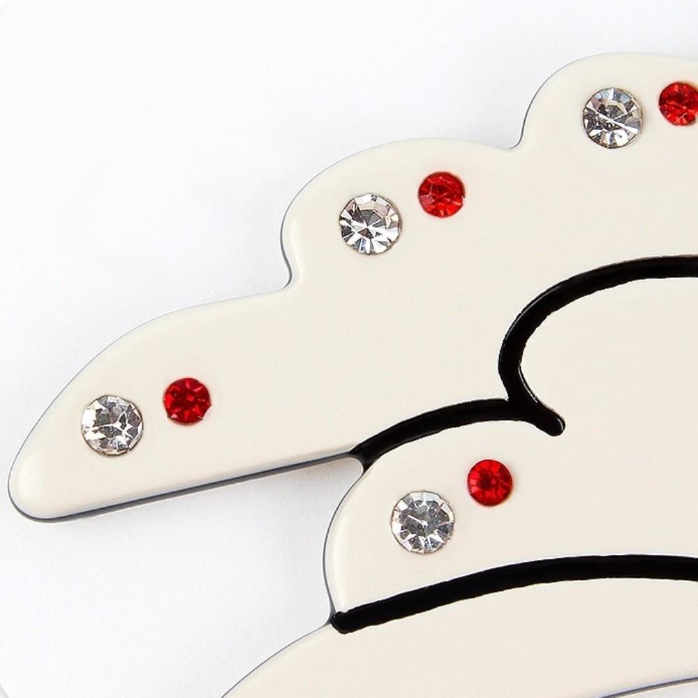 2pcs Crystal Rhinestone Wing Girls Hairpin Korean Cosmetic Clip Trendy Hair Bangs Clip Cosplay