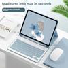 iPad Air 10.2 Bluetooth Keyboard Leather Case, Pro11 Pen Slot 9.7/10.5 Inch Shell