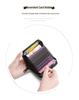Genuine Leather Multi-Card Holder for Men & Women with Customizable Slots