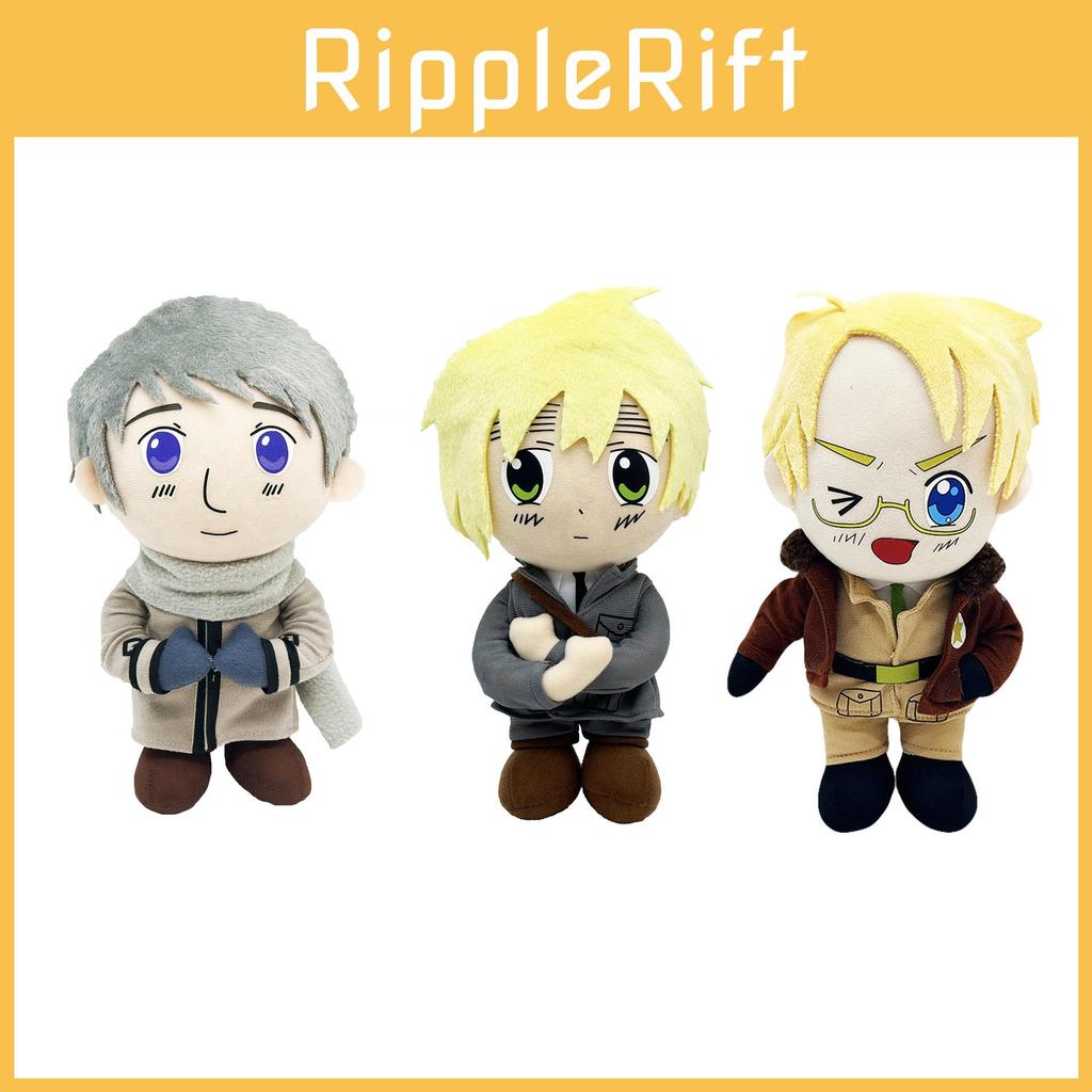Powers Hetalia Axis Plush Doll With Pp Cotton Filling For Home And Office Decor