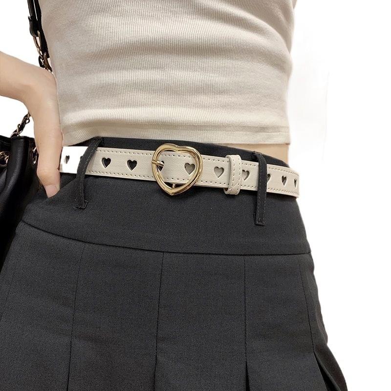 Stylish Korean Women's Simple Pin Buckle Belt Versatile Casual Fashion Accessory