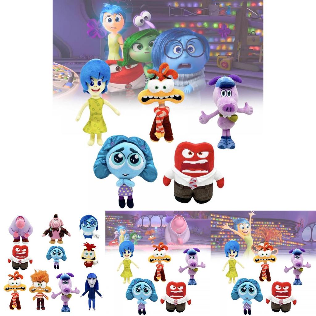 Inside Out 2 Plush Mind Agents Toy Doll Soft Stuffed Animal For Kids In Multiple Colors