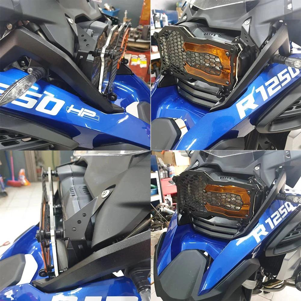 For BMW R1250GS Adventure R1200GS LC ADV 40 Years Edition R 1250 GS Flipable Headlight Protector Head Lights Grille Guard Cover