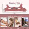 Red Bean Paste Color Graphene V-Face Lifting Mask with Upgraded Design - Thin & Breathable Sleep Bandage