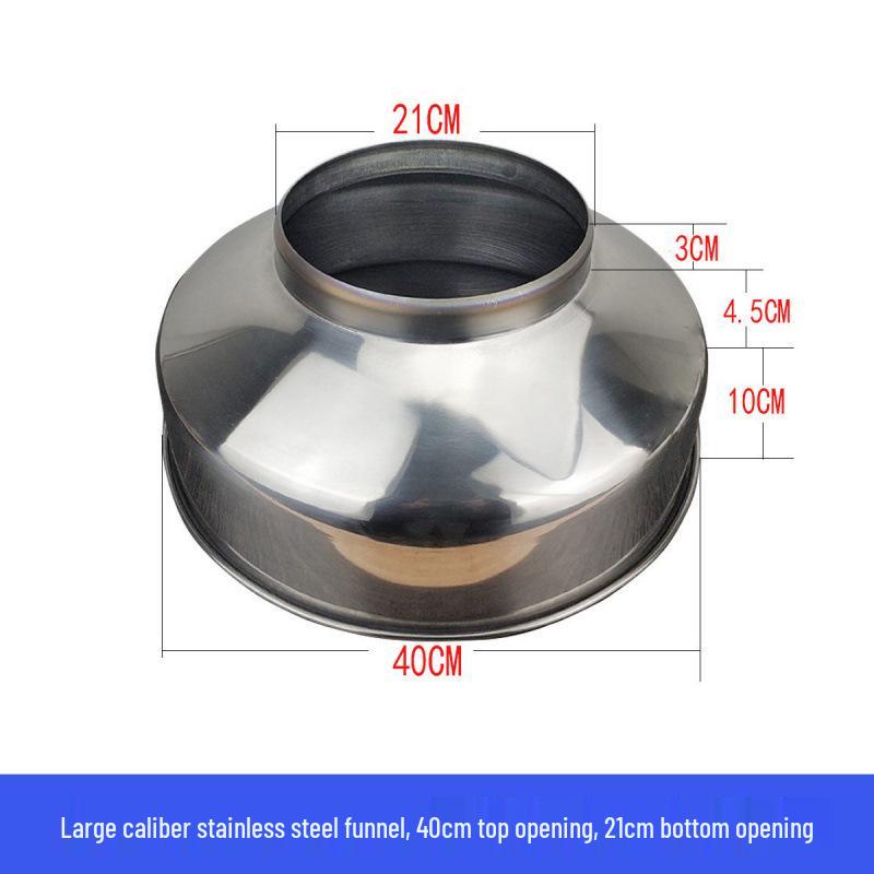 Heavy-Duty Stainless Steel Large Funnel for Industrial Fuel and Oil Press Machines