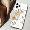 Apple IPhone15ProMax Handyhülle Strichzeichnung Mädchen Handyhülle Haarmalerei Sturzsicher Huawei Drei