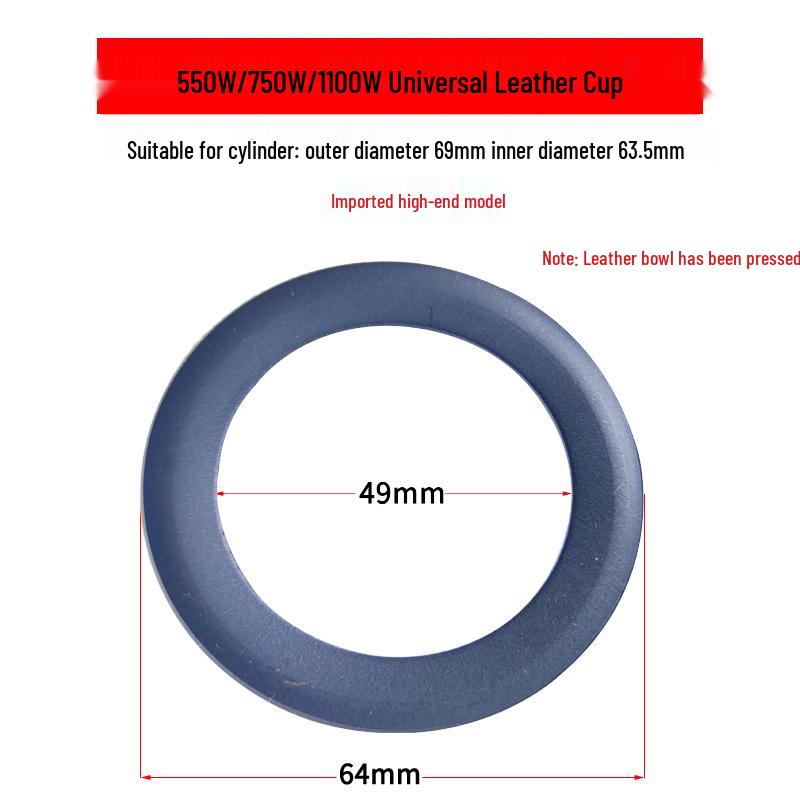 Silent Oil-Free Air Compressor Kit: Leather Cup, Steel Sleeve, Piston Ring, Gasket