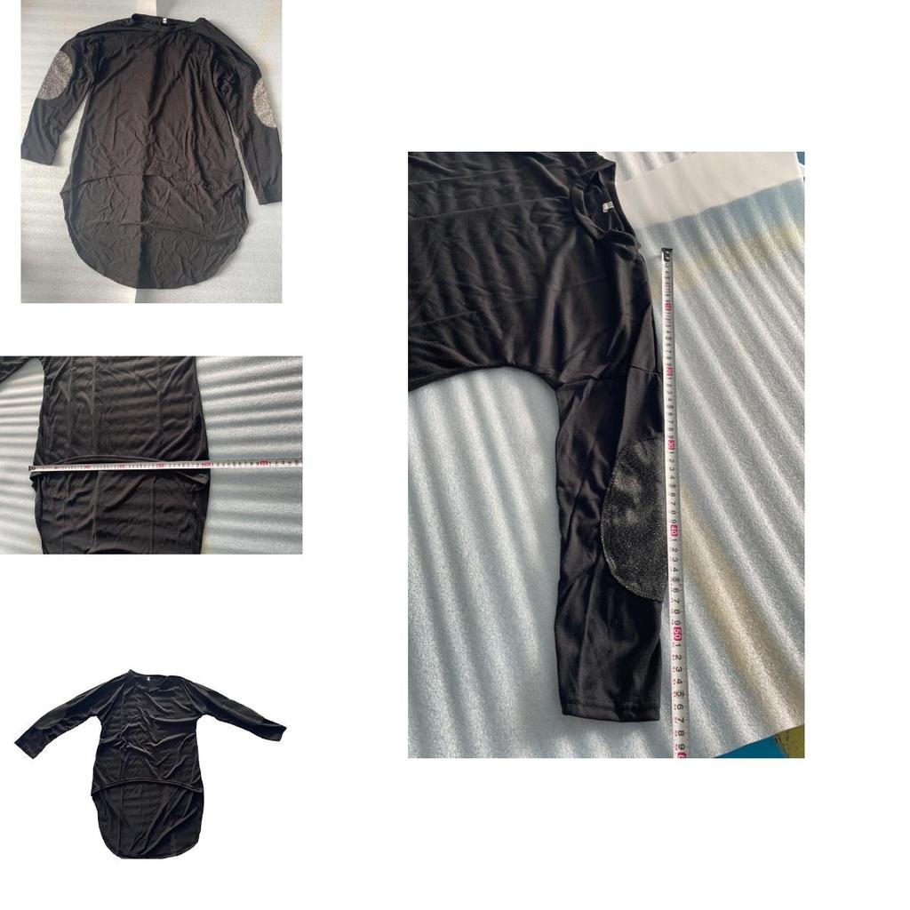 T-shirt da donna con scollo a V in tessuto Tencel a manica lunga, top casual per il comfort