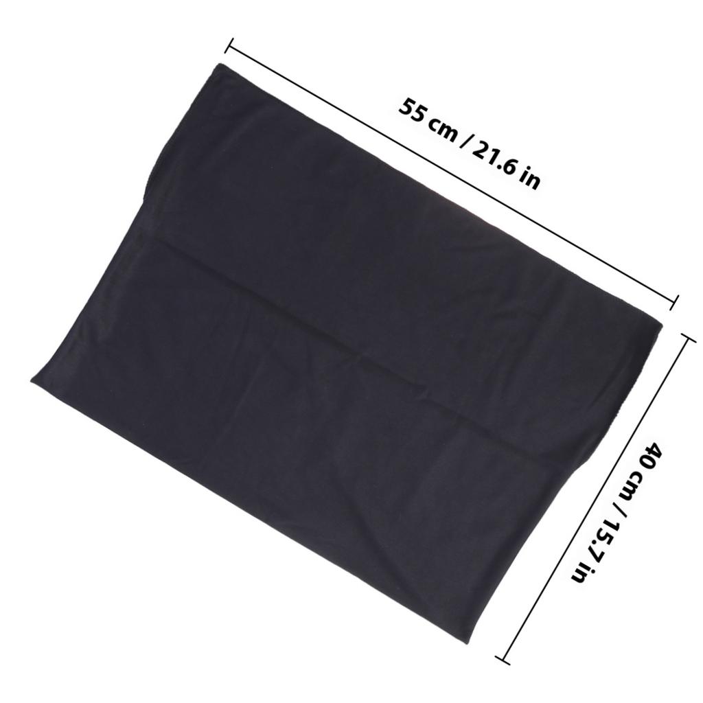 Black Polyester Monitor Cover Protector For Lcd Computer Screen Dust Proof Scratch Resistant Travel Storage Protection