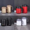 Portable Thermal Water Bottle 350ml Thermos Mug 304 Stainless Steel Coffee Cup with Handle Leak-Proof Vacuum Flask Insulated Cup