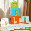 Wooden Children'S Puzzle Early Education Puzzle Advanced Set Box Game Thinking Training Exercise Hand-Eye Coordination Toy