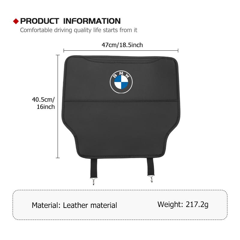 For BMW Car Seat Back Anti Kick Pad Child Anti-Scratch Protective Mat X3 X5 M5 M3 E46 E90 E60 F10 E39 F30 E36 G30 E87 E70