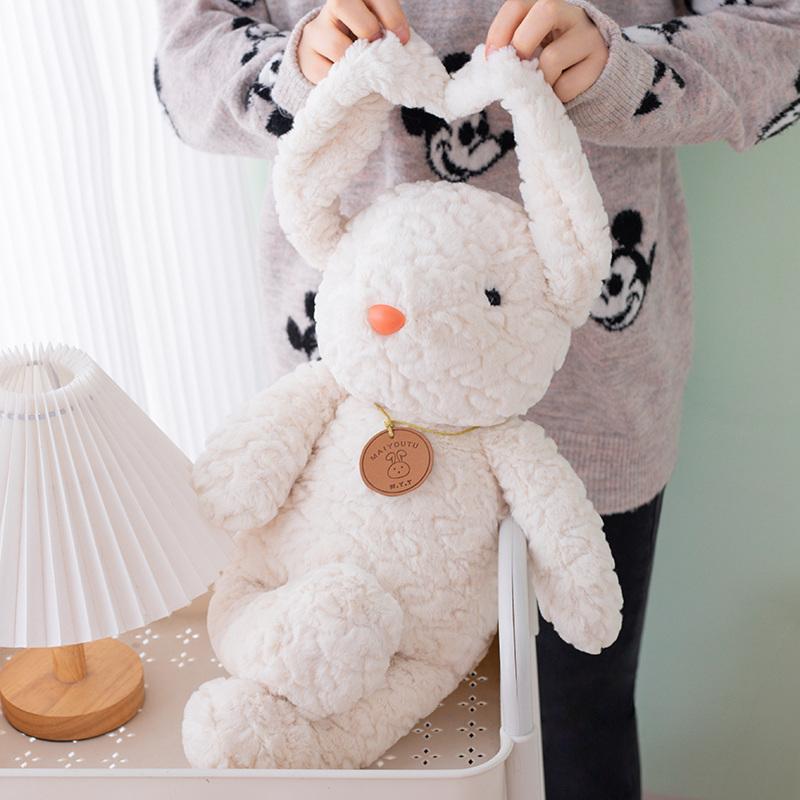 35/50cm simulace růžový tulipán síťovina červená dlouhoušní králík plyšová pohodlná zvířecí hračka měkká krásná panenka králík dárky pro děti
