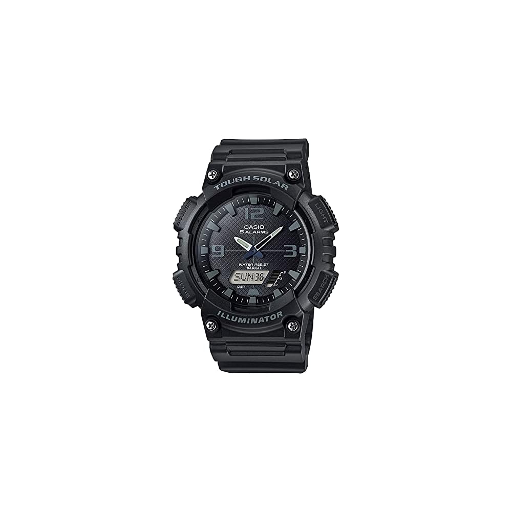 Мужские часы Casio AQ-S810W-1A2JH, Черные, Коллекция Casio [Официальный японский продукт]