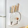 Kitchen knife holder, storage rack, cutting board, chopsticks and knives integrated storage rack, kitchen knife holder