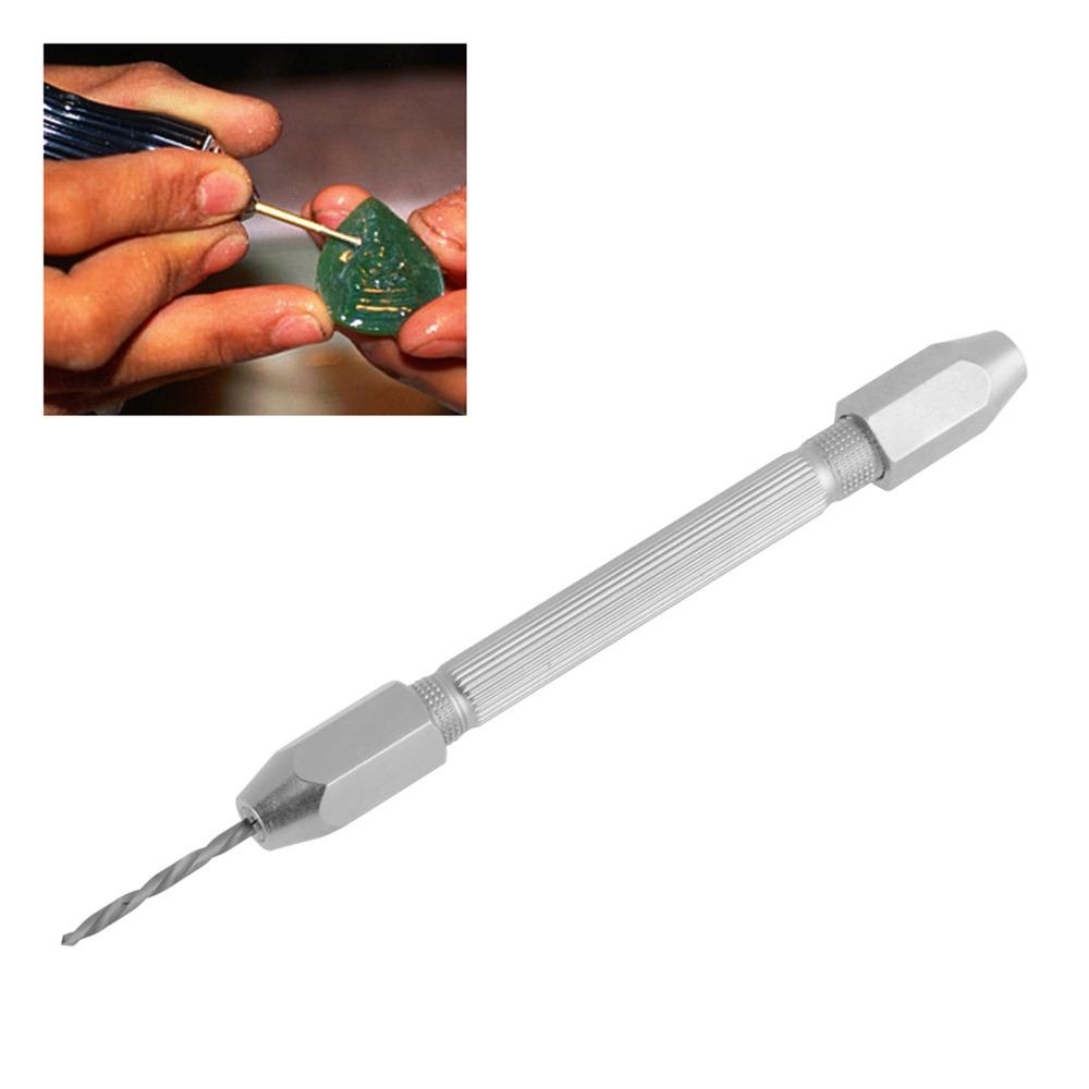 10pcs Double Ended Chuck Micro Twist Drill Bit Set Jewelry Watch Repair Tool Jewelry Making