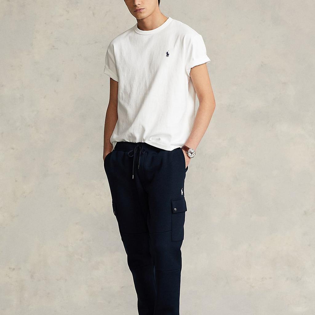 Polo Ralph Lauren Logo Embroidered Crew Neck Short Sleeve T-Shirt Men Tops White MNPOTSH1N820395-100