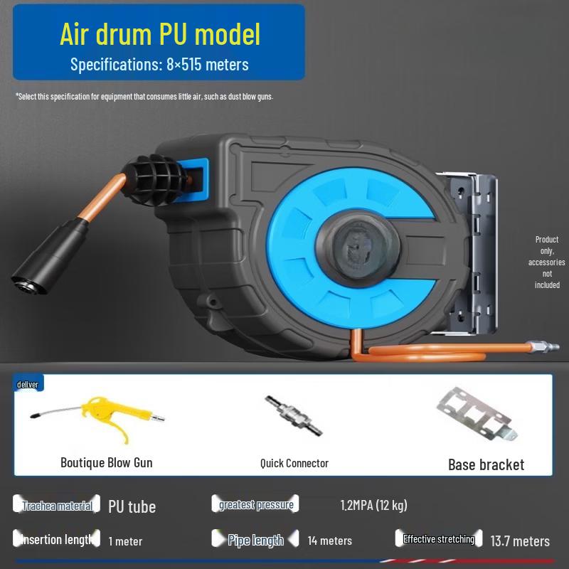 Aokewen Retractable PU Air Hose Reel