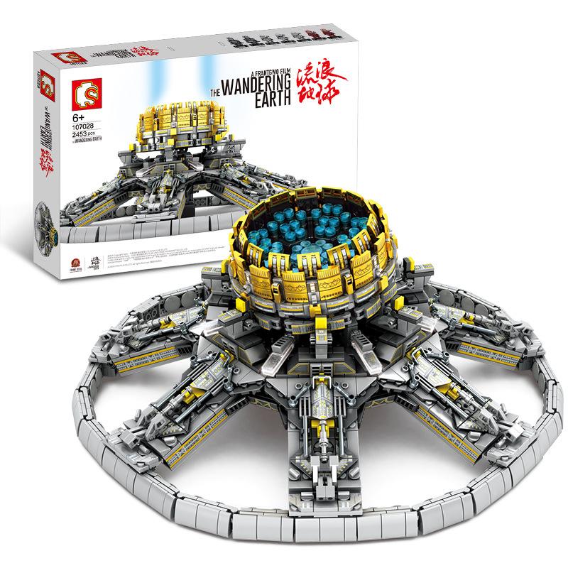 Wandering Earth Planet Engine Building Blocks: Advanced Assembly Toy for Boys