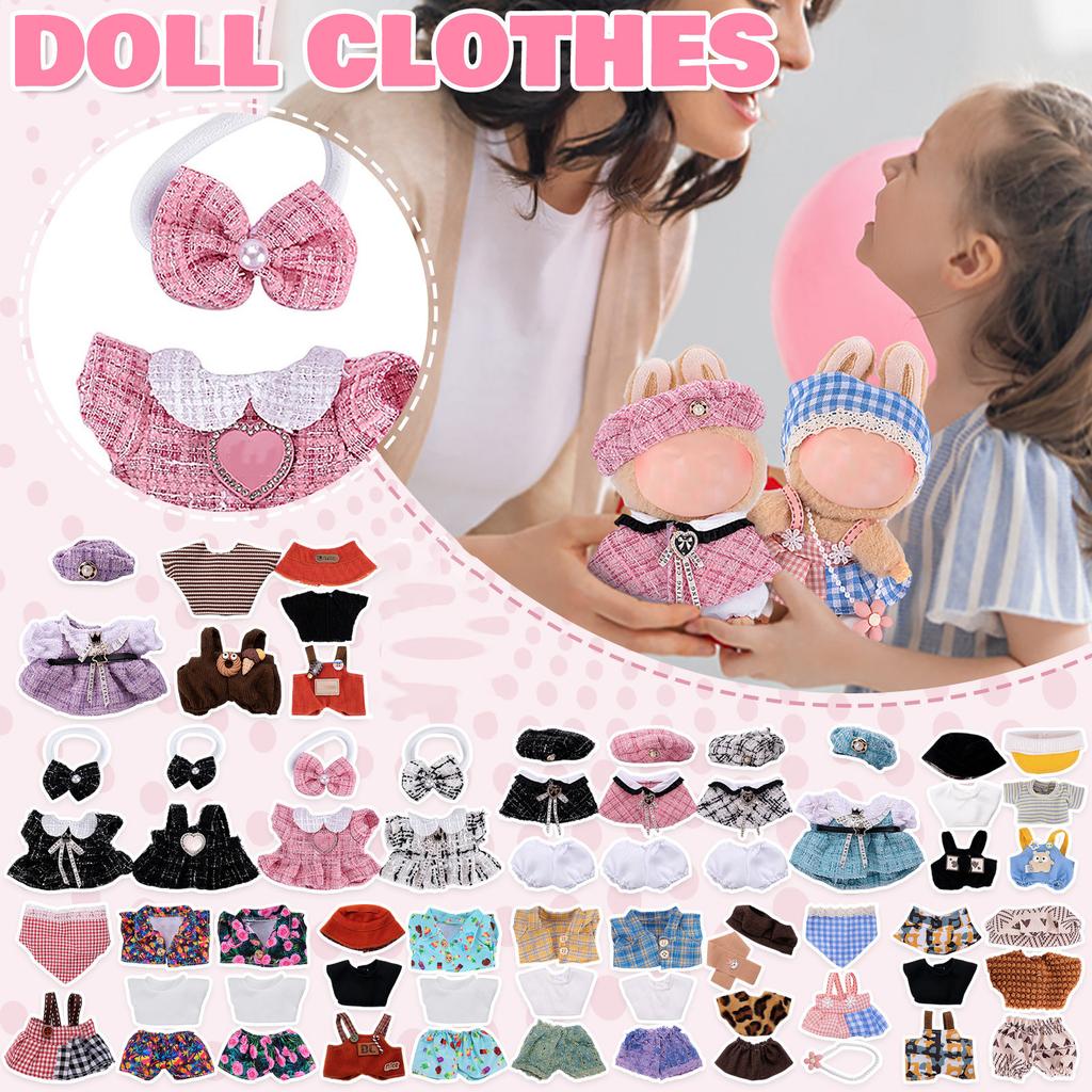 Cute Plush Toys, Plush Dolls, Plush Toys, Clothing Set Accessories (dolls Not Included)