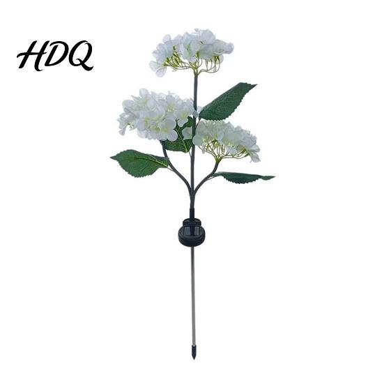 Fairy Hydrangea Lights Solar Garden Stake Lights Waterproof LED Flower Light Colorful Outdoor B белый
