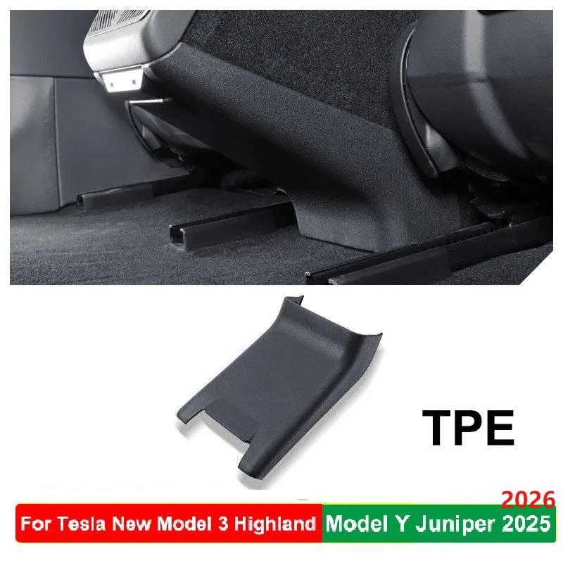 

For Tesla Model Y Juniper 2026 Armrest Rear Seat Anti-Kick Board Panel Cover TPE Child Anti Dirty Model 3 Highland Kickproof Mat