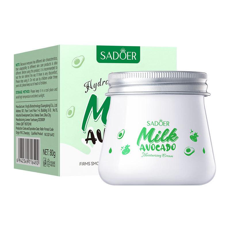 

SADOER Milk Peach Smooth и нежный увлажняющий увлажняющий крем avocado